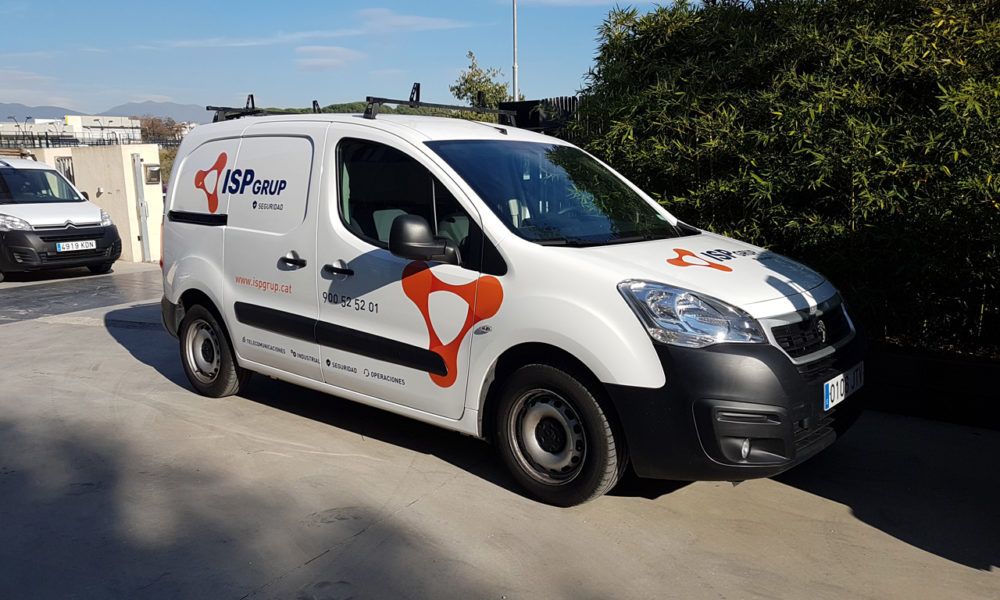 ISP GRUP Furgoneta Peugeot Partner imagen empresa ISP GRUP